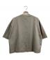 SLOANE (スローン) eclat (エクラ) 【村山佳世子さん別注】ショート丈Tシャツ グレー サイズ:2：5000円