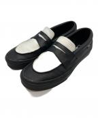 VANSヴァンズ）の古着「ローファー 53」｜ホワイト×ブラック
