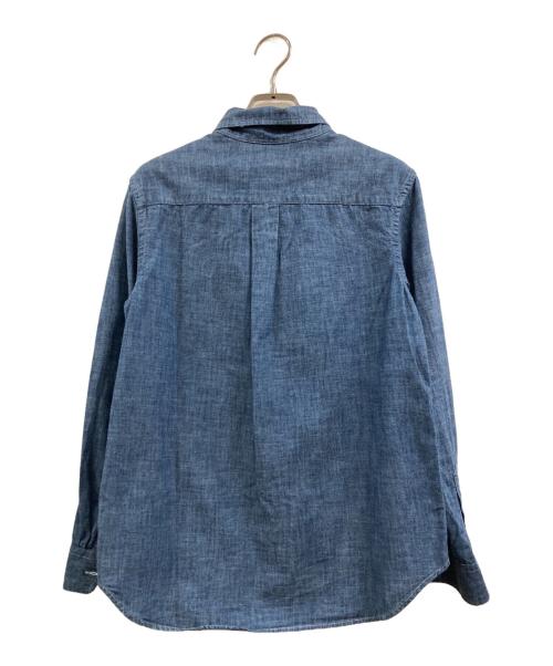 POLO RALPH LAUREN（ポロ・ラルフローレン）POLO RALPH LAUREN (ポロ・ラルフローレン) デニムボタンダウンシャツ ブルー サイズ:Ⅼの古着・服飾アイテム
