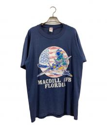 SOFFE（ソフィー）の古着「プリントTシャツ」｜ネイビー
