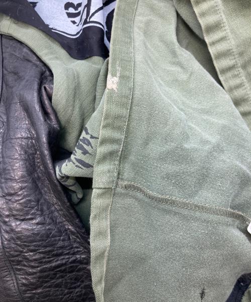 HIRO（ヒロ）HIRO (ヒロ) 切替ジャケット ブラック×グリーン サイズ:Ｍの古着・服飾アイテム