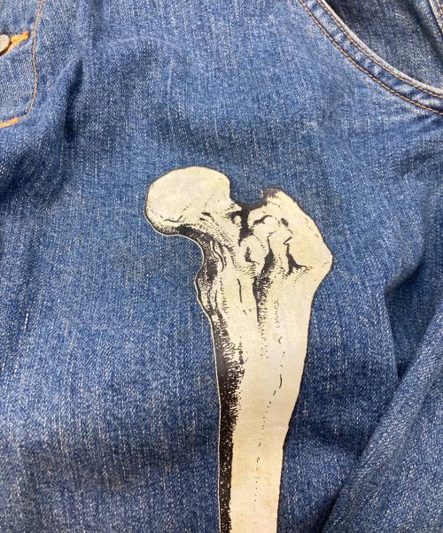 HIRO（ヒロ）HIRO (ヒロ) BONE BAGGY DENIM インディゴ サイズ:Ｍの古着・服飾アイテム