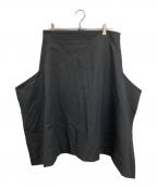 COMME des GARCONSコムデギャルソン）の古着「12AW変形スカート」｜ブラック