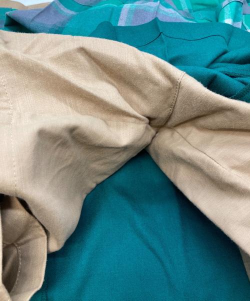FACETASM（ファセッタズム）FACETASM (ファセッタズム) フェイクスカートハーフパンツ ブラウン×グリーン サイズ:Ｍの古着・服飾アイテム