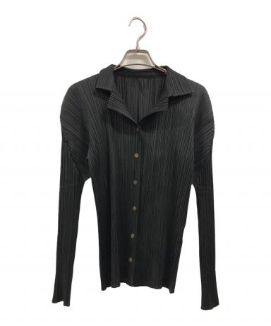 PLEATS PLEASE 長袖シャツ size3 中古・古着通販】PLEATS PLEASE (プリーツプリーズ) 長袖プリーツ