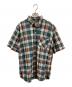 BONCOURA（ボンクラ）の古着「コットンリネンシャツ」｜グリーン×レッド