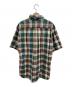 BONCOURA (ボンクラ) コットンリネンシャツ グリーン×レッド サイズ:38：13000円