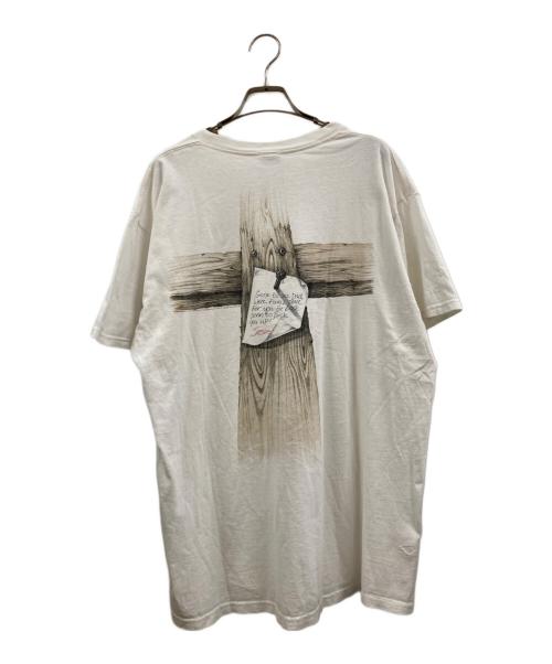 DELTA（デルタ）DELTA (デルタ) Jesus Message Print T-Shirt ホワイト サイズ:Ⅼの古着・服飾アイテム