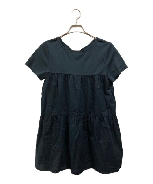 BLUE LABEL CRESTBRIDGE（ブルーレーベルクレストブリッジ）BLUE LABEL CRESTBRIDGE (ブルーレーベルクレストブリッジ) ブラウス ネイビー サイズ:Ｍの古着・服飾アイテム