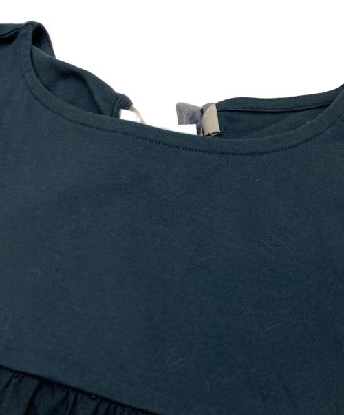 BLUE LABEL CRESTBRIDGE（ブルーレーベルクレストブリッジ）BLUE LABEL CRESTBRIDGE (ブルーレーベルクレストブリッジ) ブラウス ネイビー サイズ:Ｍの古着・服飾アイテム