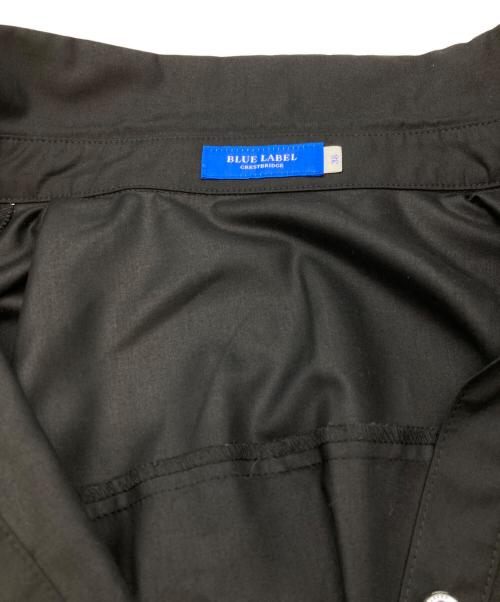 BLUE LABEL CRESTBRIDGE（ブルーレーベルクレストブリッジ）BLUE LABEL CRESTBRIDGE (ブルーレーベルクレストブリッジ) シャツワンピース ブラック サイズ:Ｍの古着・服飾アイテム