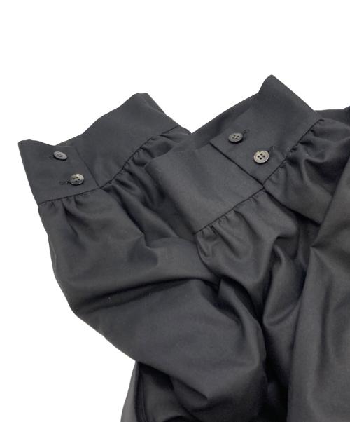 BLUE LABEL CRESTBRIDGE（ブルーレーベルクレストブリッジ）BLUE LABEL CRESTBRIDGE (ブルーレーベルクレストブリッジ) シャツワンピース ブラック サイズ:Ｍの古着・服飾アイテム