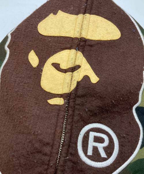A BATHING APE（アベイシングエイプ）A BATHING APE (アベイシングエイプ) ABC CAMO 2ND APE FULL ZIP HOODIE ブラウン サイズ:Sの古着・服飾アイテム