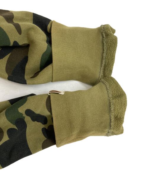 A BATHING APE（アベイシングエイプ）A BATHING APE (アベイシングエイプ) ABC CAMO 2ND APE FULL ZIP HOODIE ブラウン サイズ:Sの古着・服飾アイテム