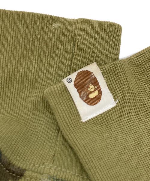 A BATHING APE（アベイシングエイプ）A BATHING APE (アベイシングエイプ) ABC CAMO 2ND APE FULL ZIP HOODIE ブラウン サイズ:Sの古着・服飾アイテム