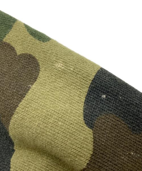 A BATHING APE（アベイシングエイプ）A BATHING APE (アベイシングエイプ) ABC CAMO 2ND APE FULL ZIP HOODIE ブラウン サイズ:Sの古着・服飾アイテム