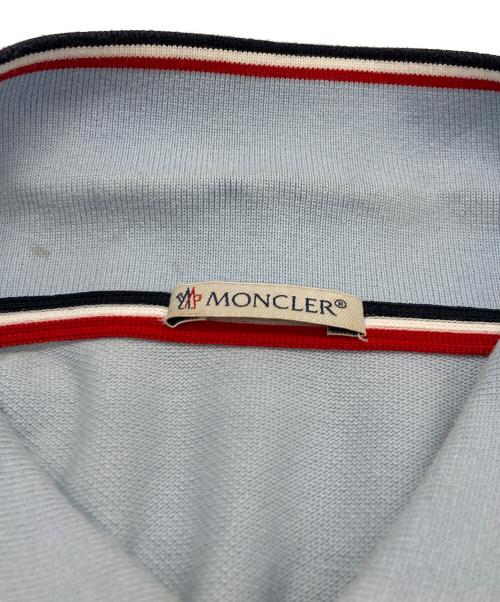 MONCLER（モンクレール）MONCLER (モンクレール) MAGLIA POLO MANICA CORTA ブルー サイズ:Ｓの古着・服飾アイテム
