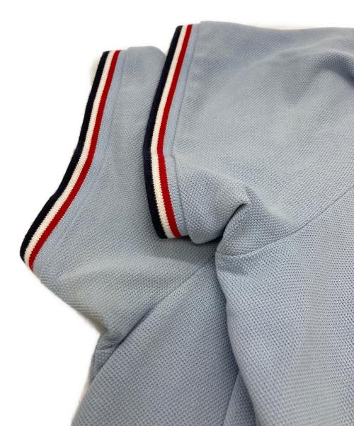 MONCLER（モンクレール）MONCLER (モンクレール) MAGLIA POLO MANICA CORTA ブルー サイズ:Ｓの古着・服飾アイテム