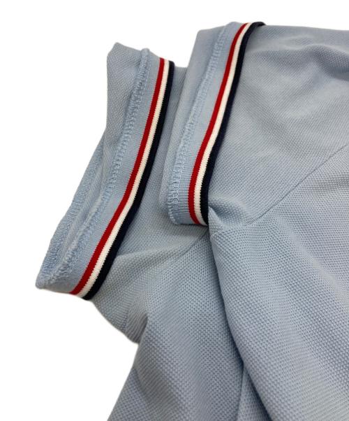 MONCLER（モンクレール）MONCLER (モンクレール) MAGLIA POLO MANICA CORTA ブルー サイズ:Ｓの古着・服飾アイテム