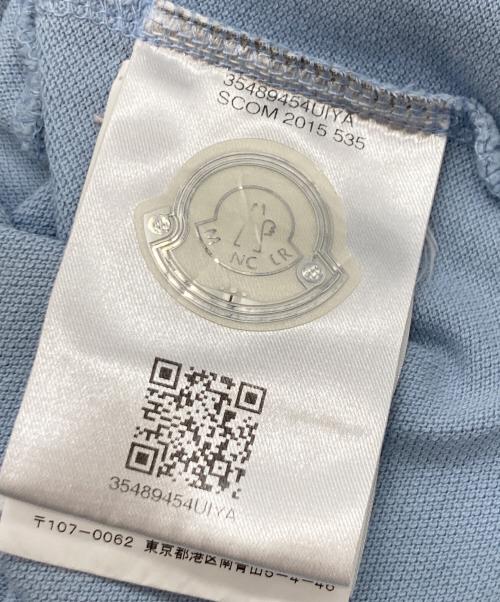 MONCLER（モンクレール）MONCLER (モンクレール) MAGLIA POLO MANICA CORTA ブルー サイズ:Ｓの古着・服飾アイテム