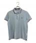 MONCLER（モンクレール）の古着「MAGLIA POLO MANICA CORTA」｜ブルー