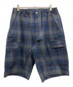 SUPREMEシュプリーム）の古着「Shadow Plaid Cargo Short」｜グリーン