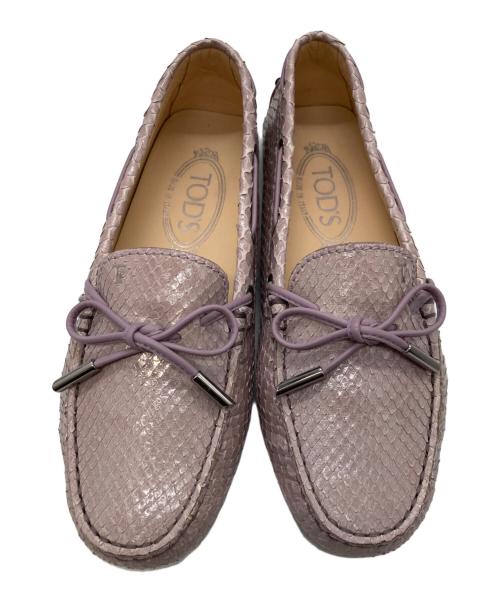 TOD'S（トッズ）TOD'S (トッズ) ドライビングシューズ ピンク サイズ:22.5cmの古着・服飾アイテム