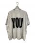 KATHARINE HAMNETT（キャサリンハムネット）の古着「YOU Tシャツ」｜ベージュ