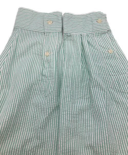 RALPH LAUREN（ラルフローレン）RALPH LAUREN (ラルフローレン) シアサッカーボタンダウンシャツ グリーン サイズ:XLの古着・服飾アイテム
