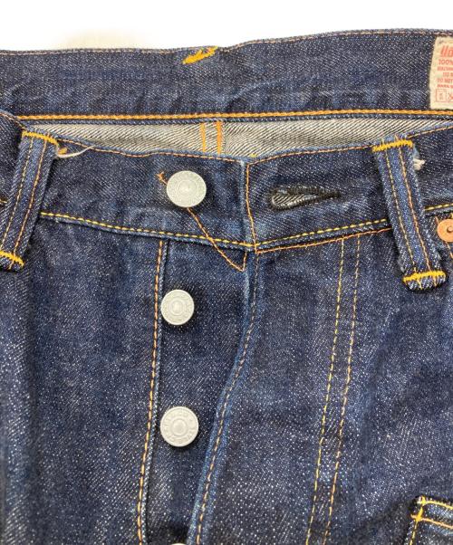 EVISU（エヴィス）EVISU (エヴィス) 両面カモメプリントデニムパンツ ブルー サイズ:83.5cm (W33)の古着・服飾アイテム