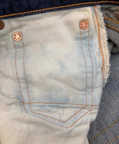 EVISU（エヴィス）EVISU (エヴィス) 両面カモメプリントデニムパンツ ブルー サイズ:83.5cm (W33)の古着・服飾アイテム