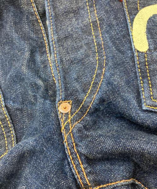 EVISU（エヴィス）EVISU (エヴィス) 両面カモメプリントデニムパンツ ブルー サイズ:83.5cm (W33)の古着・服飾アイテム
