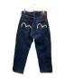 EVISU (エヴィス) 両面カモメプリントデニムパンツ ブルー サイズ:83.5cm (W33)：13000円