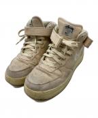NIKE×stussyナイキ×ステューシー）の古着「Air Force 1 Mid Fossil Stone」｜ベージュ