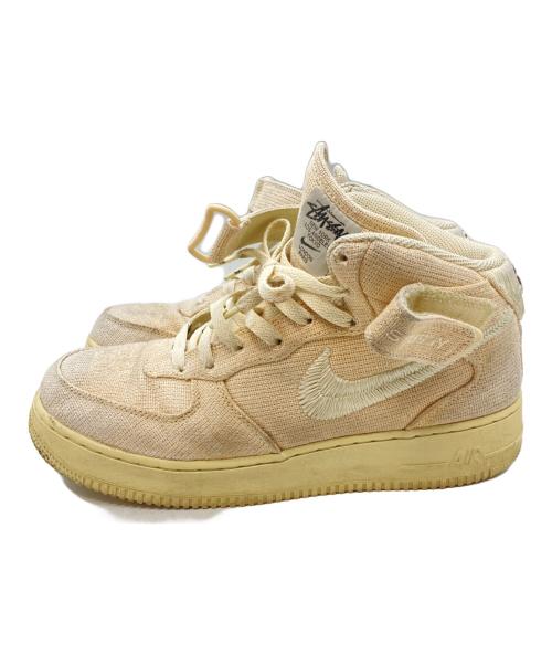 NIKE（ナイキ）NIKE (ナイキ) stussy (ステューシー) Air Force 1 Mid Fossil Stone ベージュ サイズ:27㎝の古着・服飾アイテム