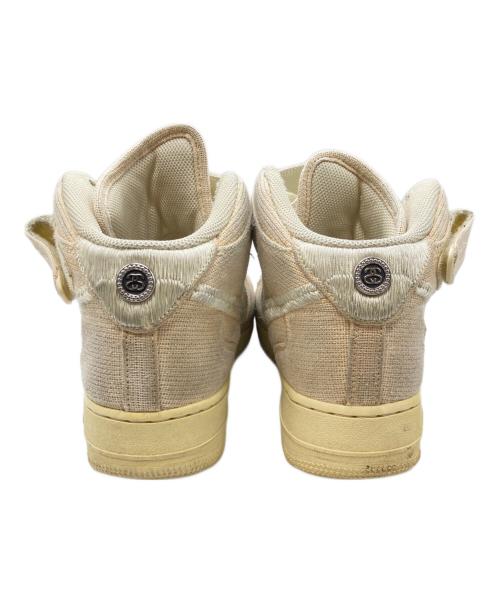 NIKE（ナイキ）NIKE (ナイキ) stussy (ステューシー) Air Force 1 Mid Fossil Stone ベージュ サイズ:27㎝の古着・服飾アイテム