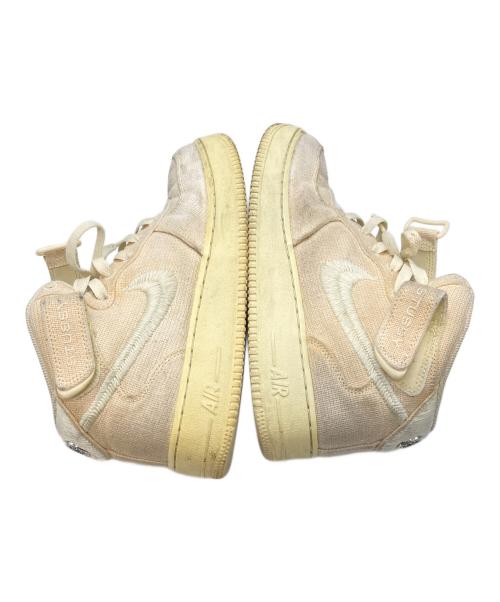NIKE（ナイキ）NIKE (ナイキ) stussy (ステューシー) Air Force 1 Mid Fossil Stone ベージュ サイズ:27㎝の古着・服飾アイテム