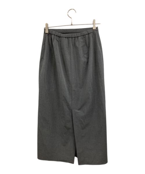 Adam et Rope（アダム エ ロペ）Adam et Rope (アダム エ ロペ) マルチWAYレイヤードシャツスカート グレー サイズ:36の古着・服飾アイテム