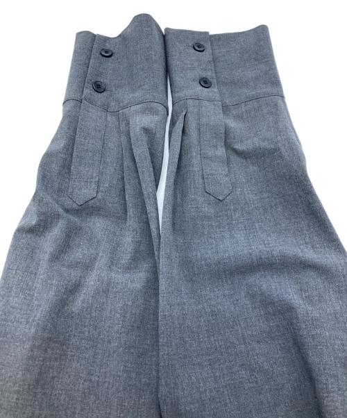 Adam et Rope（アダム エ ロペ）Adam et Rope (アダム エ ロペ) マルチWAYレイヤードシャツスカート グレー サイズ:36の古着・服飾アイテム