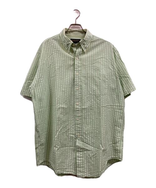 BROOKS BROTHERS（ブルックスブラザーズ）BROOKS BROTHERS (ブルックスブラザーズ) シアサッカー半袖シャツ グリーン サイズ:Ⅼの古着・服飾アイテム