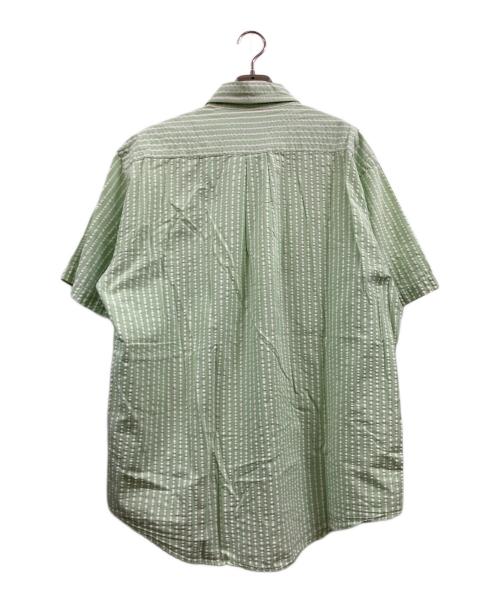 BROOKS BROTHERS（ブルックスブラザーズ）BROOKS BROTHERS (ブルックスブラザーズ) シアサッカー半袖シャツ グリーン サイズ:Ⅼの古着・服飾アイテム