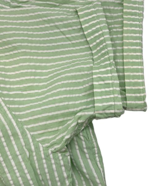 BROOKS BROTHERS（ブルックスブラザーズ）BROOKS BROTHERS (ブルックスブラザーズ) シアサッカー半袖シャツ グリーン サイズ:Ⅼの古着・服飾アイテム