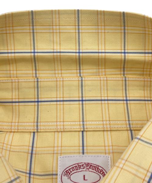 BROOKS BROTHERS（ブルックスブラザーズ）BROOKS BROTHERS (ブルックスブラザーズ) ボタンダウンシャツ イエロー サイズ:Ⅼの古着・服飾アイテム