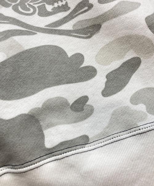 A BATHING APE（アベイシングエイプ）A BATHING APE (アベイシングエイプ) NEIGHBORHOOD (ネイバーフッド) CAMO SHARK ZIP HOODE ブラック×ホワイト サイズ:Sの古着・服飾アイテム