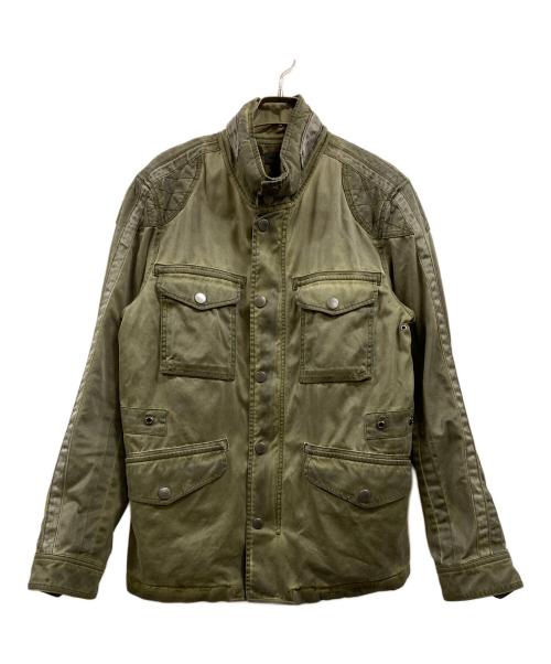 DIESEL（ディーゼル）DIESEL (ディーゼル) ウォッシュド加工ジャケット グリーン サイズ:Sの古着・服飾アイテム