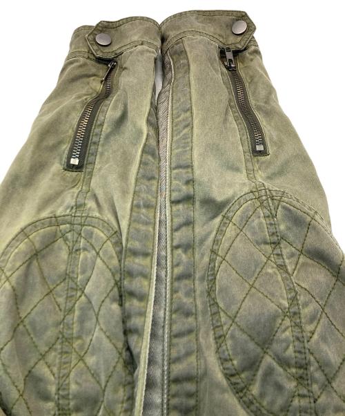 DIESEL（ディーゼル）DIESEL (ディーゼル) ウォッシュド加工ジャケット グリーン サイズ:Sの古着・服飾アイテム