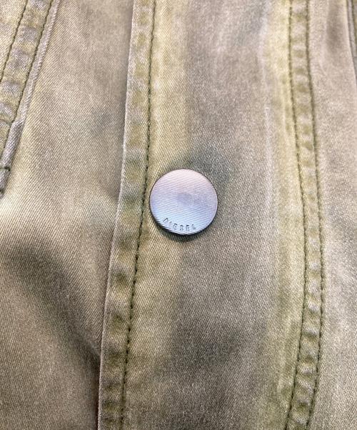 DIESEL（ディーゼル）DIESEL (ディーゼル) ウォッシュド加工ジャケット グリーン サイズ:Sの古着・服飾アイテム