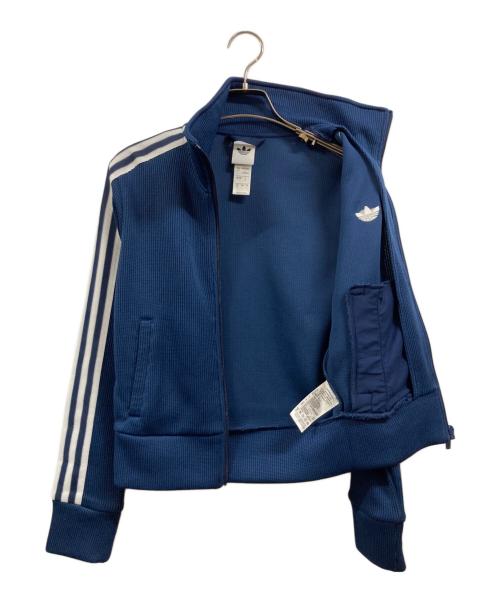adidas（アディダス）adidas (アディダス) ファイヤーバード アディカラー ニット トラックトップ ネイビー サイズ:Mの古着・服飾アイテム
