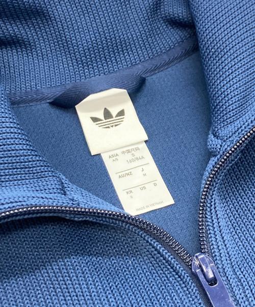 adidas（アディダス）adidas (アディダス) ファイヤーバード アディカラー ニット トラックトップ ネイビー サイズ:Mの古着・服飾アイテム