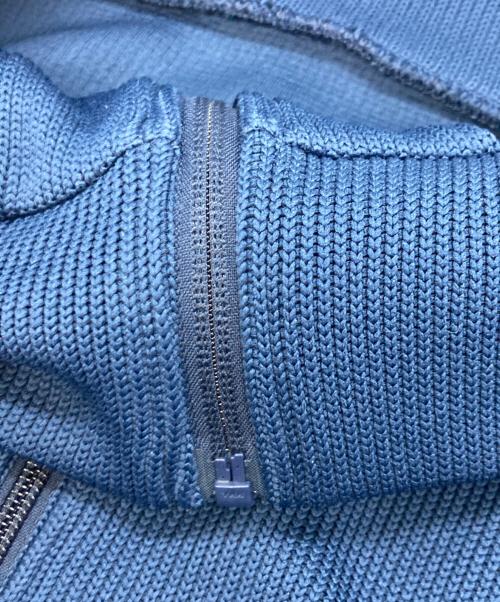 adidas（アディダス）adidas (アディダス) ファイヤーバード アディカラー ニット トラックトップ ネイビー サイズ:Mの古着・服飾アイテム